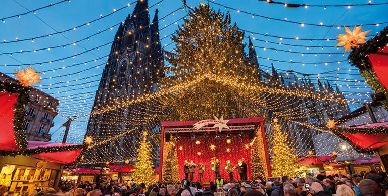 The Christmas Market in Cologne, Germany